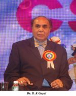 Dr B.K Goyal at the 63rd Annual Conference of Cardiological Society of India in NCPA complex, Mumbai on 9th Dec 2011.jpg